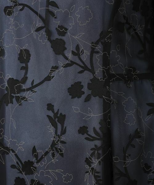 Leilian / レリアン ドレス | 透かし花柄レイヤードワンピース【セレモニー】【Leilian WHITE LABEL】 | 詳細14