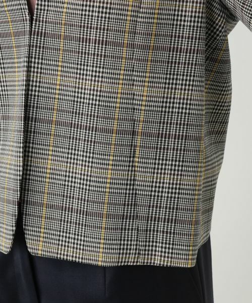 Leilian / レリアン テーラードジャケット | グレンチェックノーカラージャケット | 詳細10