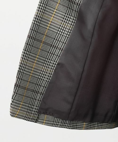 Leilian / レリアン テーラードジャケット | グレンチェックノーカラージャケット | 詳細12