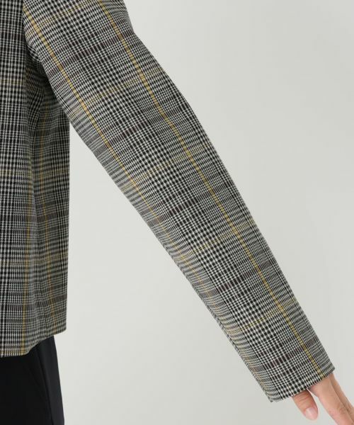 Leilian / レリアン テーラードジャケット | グレンチェックノーカラージャケット | 詳細9