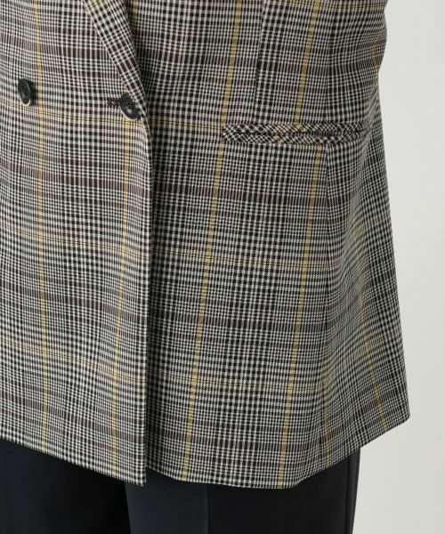 Leilian / レリアン テーラードジャケット | チェックラペルドベスト | 詳細11