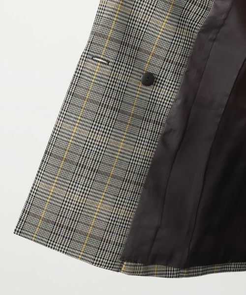 Leilian / レリアン テーラードジャケット | チェックラペルドベスト | 詳細13
