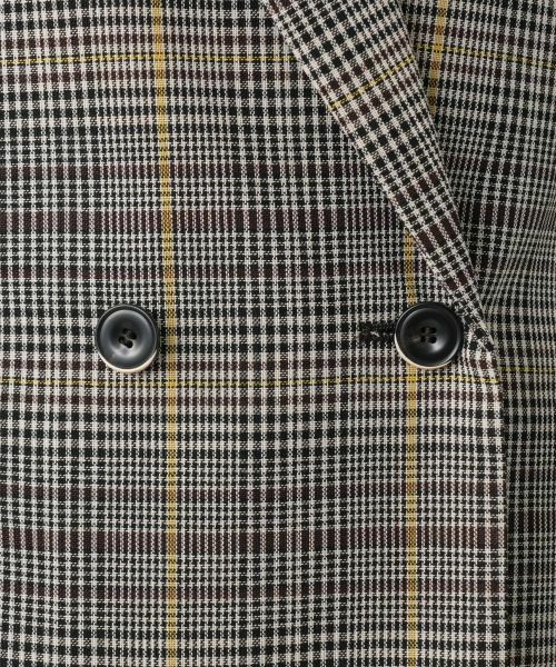 Leilian / レリアン テーラードジャケット | チェックラペルドベスト | 詳細14