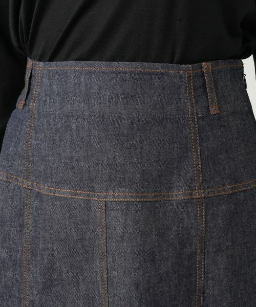 Leilian / レリアン ミニ・ひざ丈スカート | マーメイドデニムスカート | 詳細7