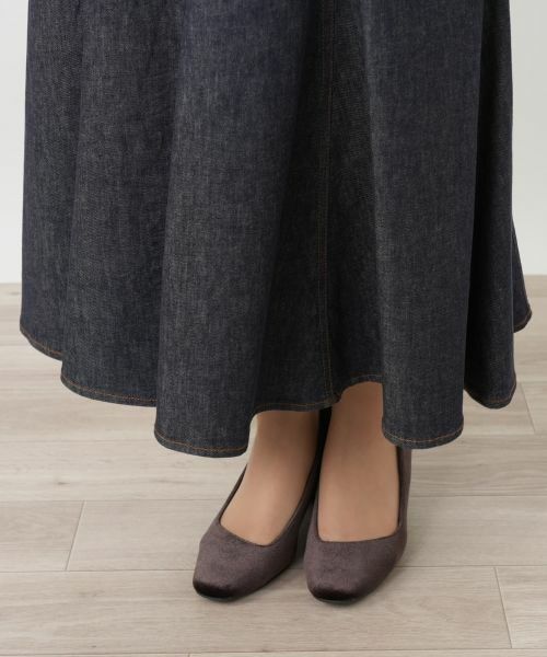 Leilian / レリアン ミニ・ひざ丈スカート | マーメイドデニムスカート | 詳細9