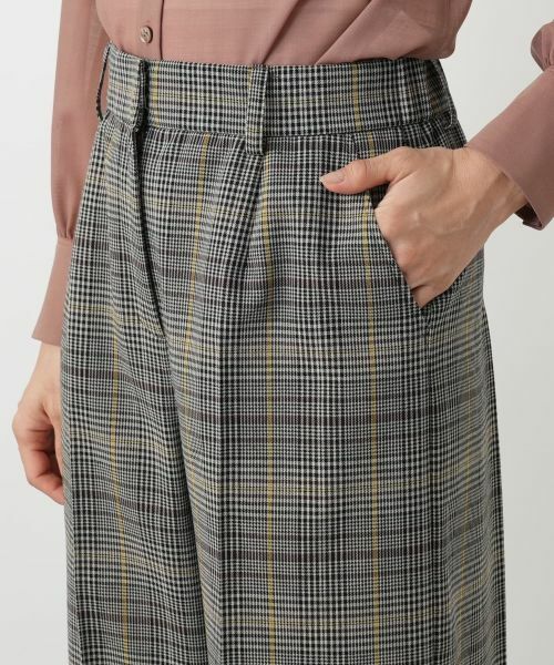 Leilian / レリアン その他パンツ | グレンチェックワイドパンツ | 詳細10