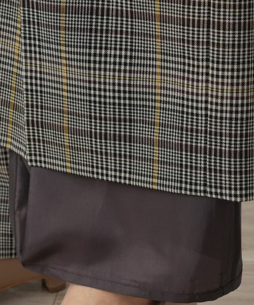 Leilian / レリアン その他パンツ | グレンチェックワイドパンツ | 詳細13