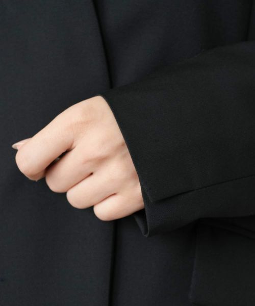 Leilian / レリアン テーラードジャケット | Vネックノーカラージャケット | 詳細10