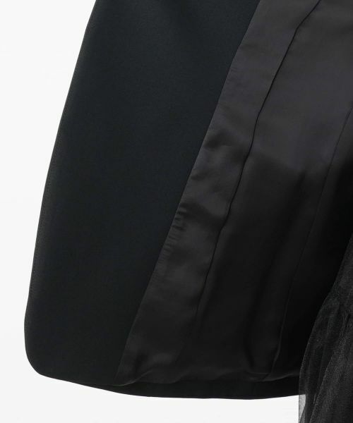 Leilian / レリアン テーラードジャケット | Vネックノーカラージャケット | 詳細14