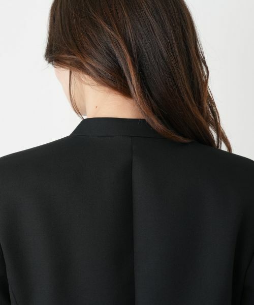 Leilian / レリアン テーラードジャケット | Vネックノーカラージャケット | 詳細8