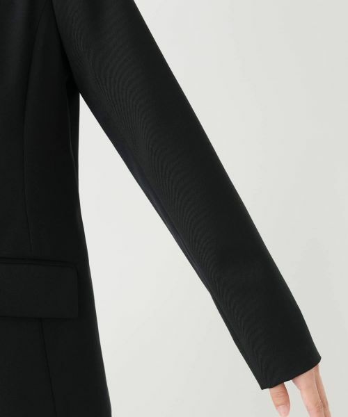 Leilian / レリアン テーラードジャケット | Vネックノーカラージャケット | 詳細9