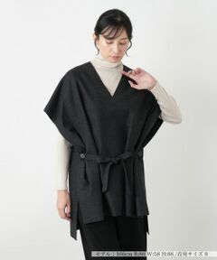 Leilian / レリアン テーラードジャケット | Vネックチュニックベスト