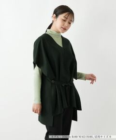 Leilian / レリアン テーラードジャケット | Vネックチュニックベスト