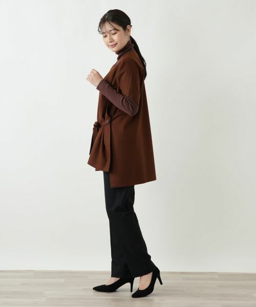 Leilian / レリアン テーラードジャケット | Vネックチュニックベスト | 詳細2