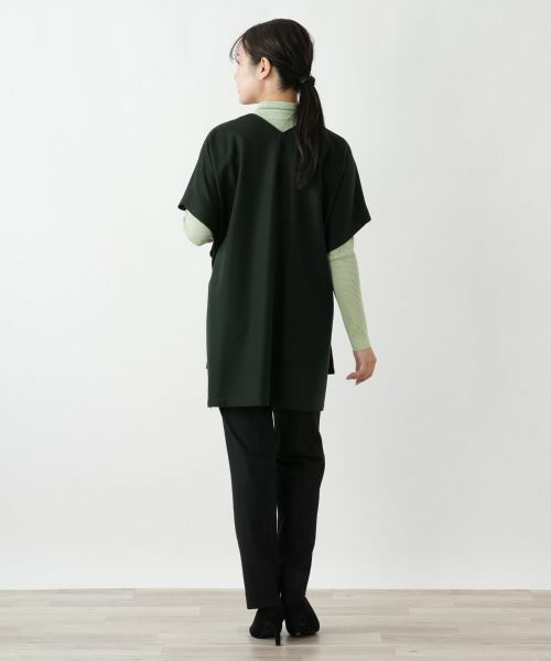 Leilian / レリアン テーラードジャケット | Vネックチュニックベスト | 詳細9