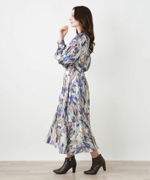 Leilian / レリアン シャツ・ブラウス | プリントクルーネックブラウス | 詳細2