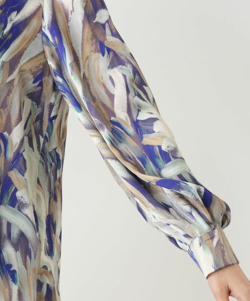 Leilian / レリアン シャツ・ブラウス | プリントクルーネックブラウス | 詳細9