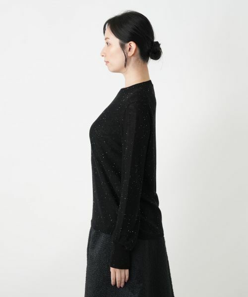 Leilian / レリアン ニット・セーター | スパンコールクルーネックニット | 詳細8