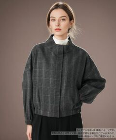 Leilian / レリアン その他アウター | 比翼スタンドカラーブルゾン