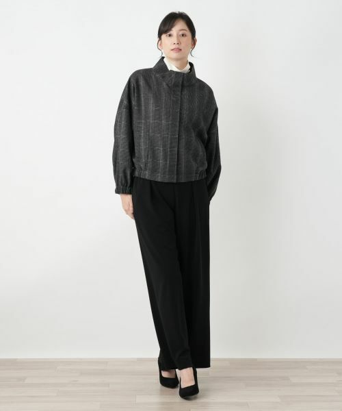 Leilian / レリアン その他アウター | 比翼スタンドカラーブルゾン | 詳細1