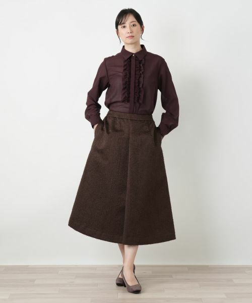 Leilian / レリアン シャツ・ブラウス | フリル比翼ブラウス | 詳細1