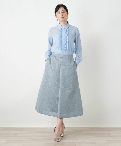 Leilian / レリアン シャツ・ブラウス | フリル比翼ブラウス | 詳細4