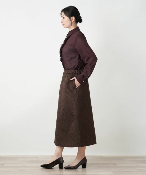 Leilian / レリアン ミニ・ひざ丈スカート | ミディ丈Aラインスカート | 詳細2