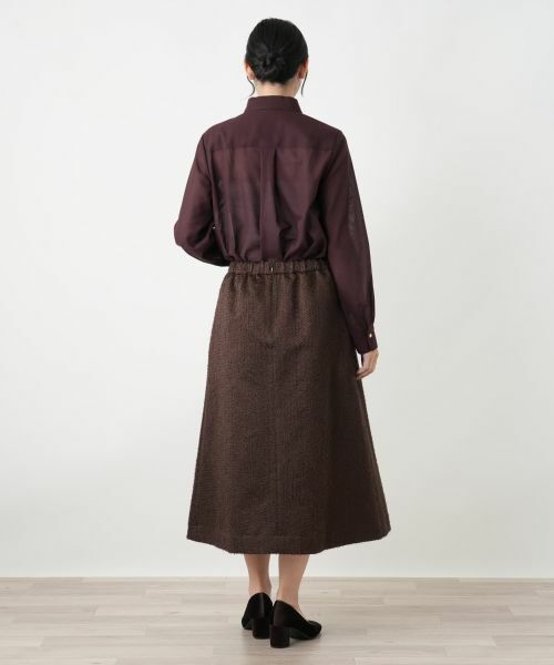 Leilian / レリアン ミニ・ひざ丈スカート | ミディ丈Aラインスカート | 詳細3