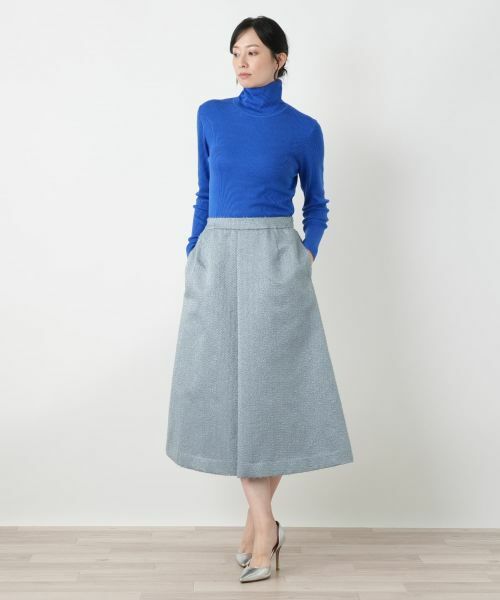 Leilian / レリアン ミニ・ひざ丈スカート | ミディ丈Aラインスカート | 詳細7