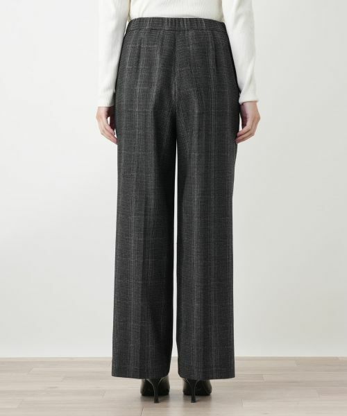Leilian / レリアン その他パンツ | 千鳥格子柄ワイドパンツ | 詳細12