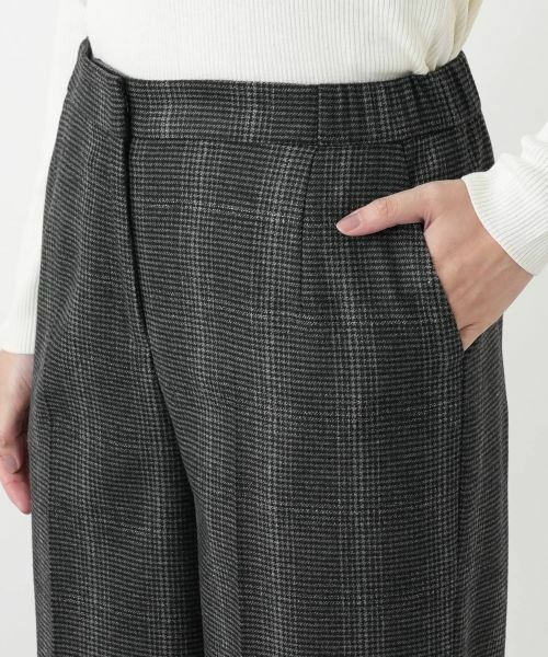 Leilian / レリアン その他パンツ | 千鳥格子柄ワイドパンツ | 詳細14