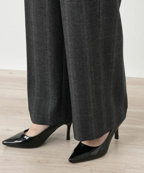 Leilian / レリアン その他パンツ | 千鳥格子柄ワイドパンツ | 詳細15