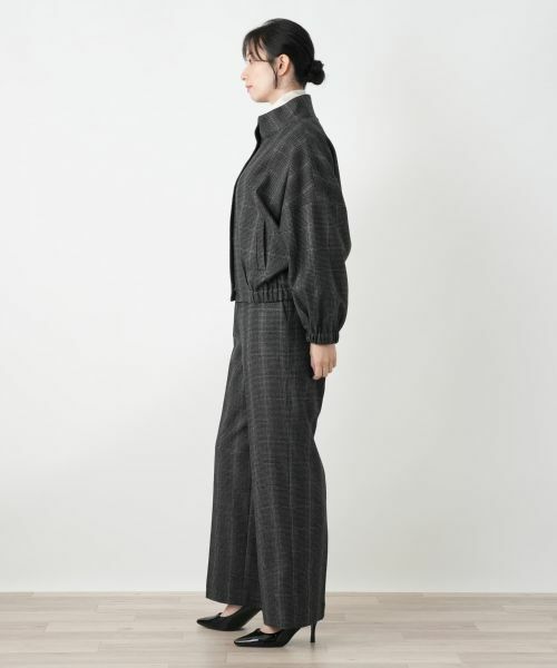 Leilian / レリアン その他パンツ | 千鳥格子柄ワイドパンツ | 詳細8