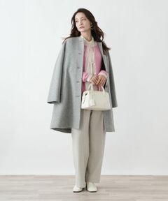 Leilian / レリアン その他アウター | カシミヤノーカラーコート【25年11月カタログ】