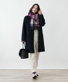 Leilian / レリアン その他アウター | カシミヤノーカラーコート【25年11月カタログ】