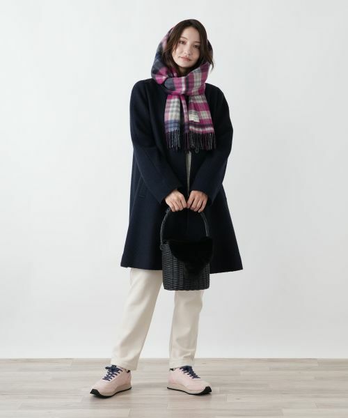 Leilian / レリアン その他アウター | カシミヤノーカラーコート【25年11月カタログ】 | 詳細1