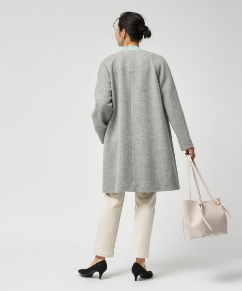 Leilian / レリアン その他アウター | カシミヤノーカラーコート【25年11月カタログ】 | 詳細11