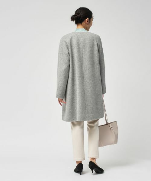 Leilian / レリアン その他アウター | カシミヤノーカラーコート【25年11月カタログ】 | 詳細12