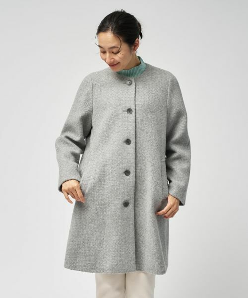 Leilian / レリアン その他アウター | カシミヤノーカラーコート【25年11月カタログ】 | 詳細13