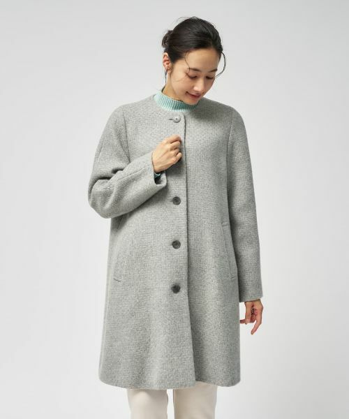 Leilian / レリアン その他アウター | カシミヤノーカラーコート【25年11月カタログ】 | 詳細15
