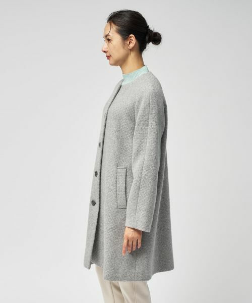 Leilian / レリアン その他アウター | カシミヤノーカラーコート【25年11月カタログ】 | 詳細17