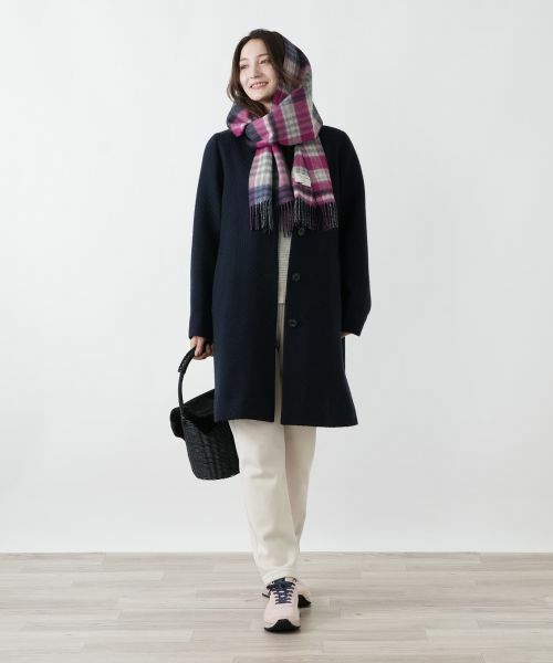 Leilian / レリアン その他アウター | カシミヤノーカラーコート【25年11月カタログ】 | 詳細2