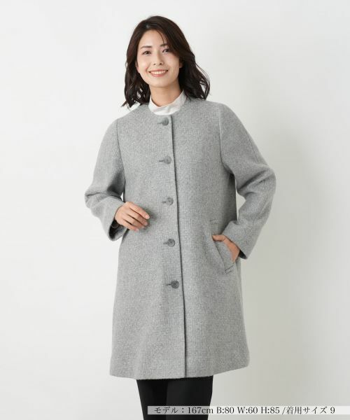 Leilian / レリアン その他アウター | カシミヤノーカラーコート【25年11月カタログ】 | 詳細25