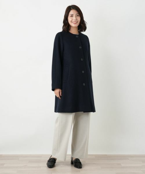 Leilian / レリアン その他アウター | カシミヤノーカラーコート【25年11月カタログ】 | 詳細27