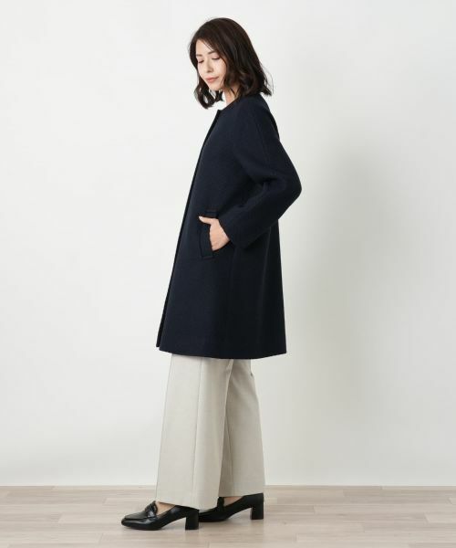 Leilian / レリアン その他アウター | カシミヤノーカラーコート【25年11月カタログ】 | 詳細28
