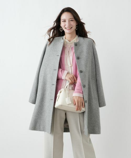 Leilian / レリアン その他アウター | カシミヤノーカラーコート【25年11月カタログ】 | 詳細4