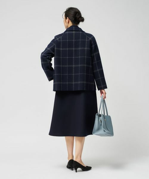 Leilian / レリアン その他アウター | ウィンドウペンショールカラーコート【25年11月カタログ】 | 詳細12