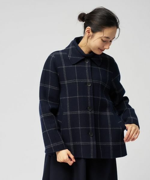 Leilian / レリアン その他アウター | ウィンドウペンショールカラーコート【25年11月カタログ】 | 詳細14