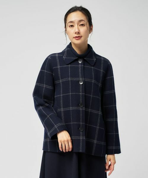 Leilian / レリアン その他アウター | ウィンドウペンショールカラーコート【25年11月カタログ】 | 詳細15