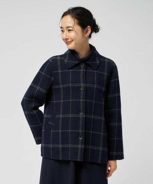 Leilian / レリアン その他アウター | ウィンドウペンショールカラーコート【25年11月カタログ】 | 詳細16